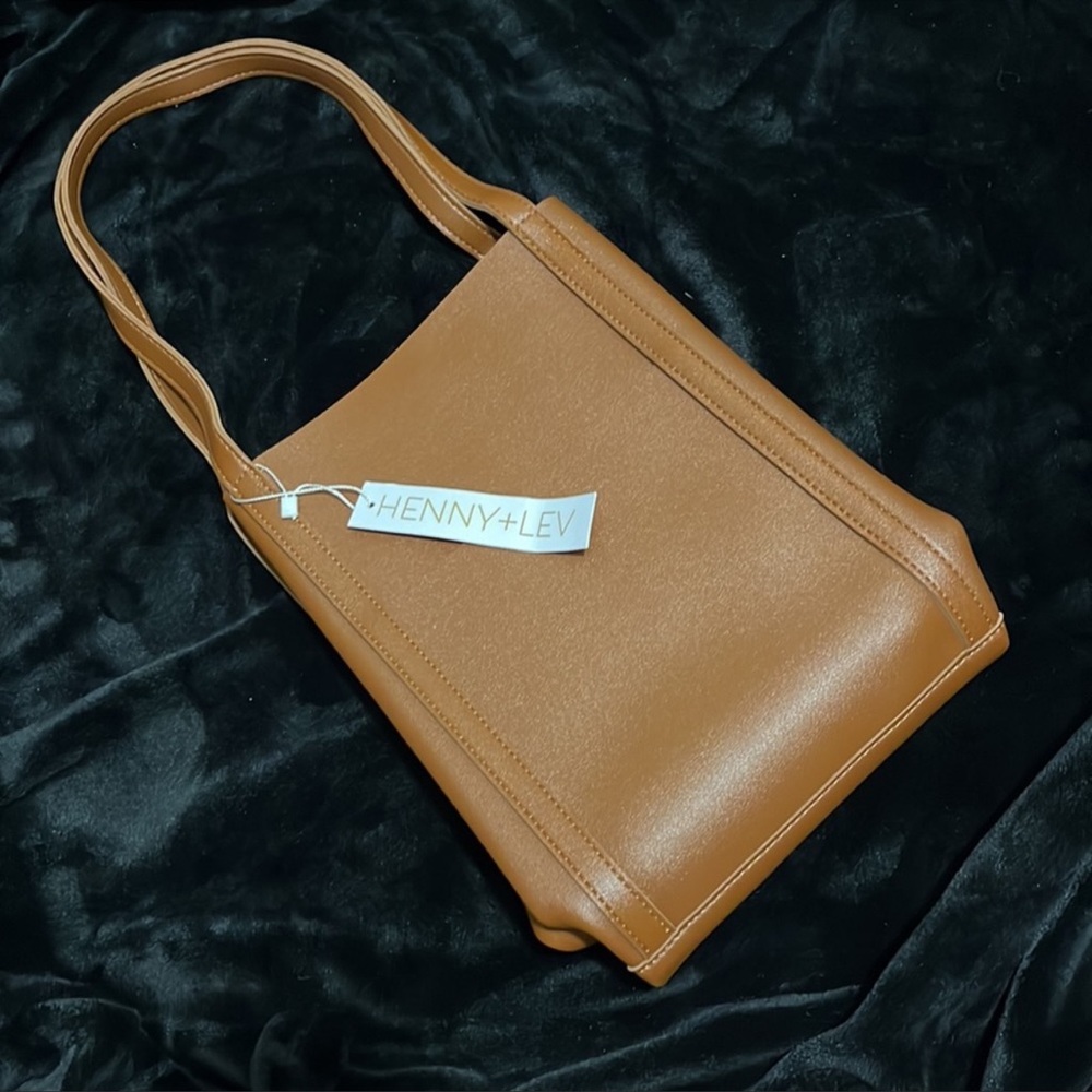 👜 NWT Henry + Lev Danielle Tote Bag (Cognac) 👜